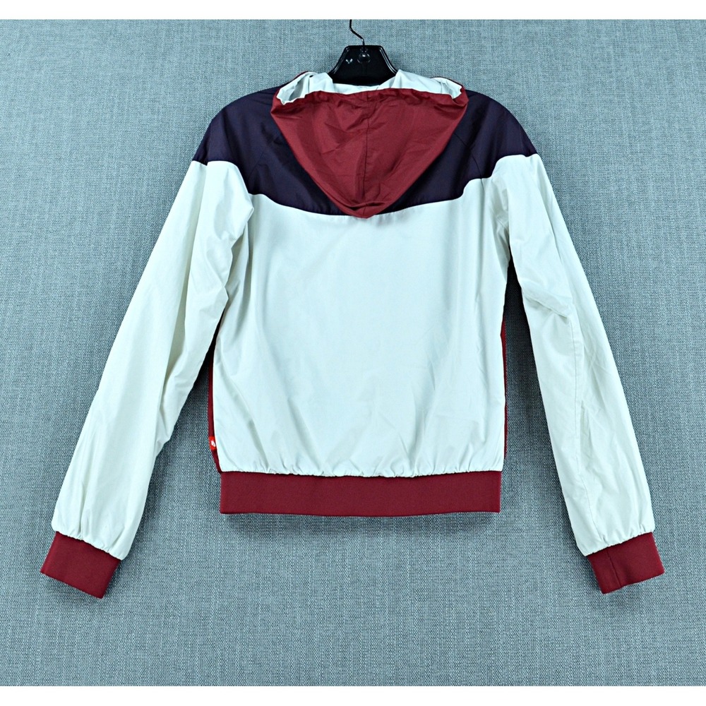 Nike Jacket Women's S Burgundy White Black The WindRunner Windbreaker Full Zip - Picture 13 of 13